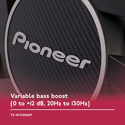 PIONEER TS-WX1210AM - Powerful 12-inch Active Subwoofer with Built-in Amplifier, 1300 Watts Peak Power, and Compact Design for Deep Bass PIONEER TS-WX1210AM - Powerful 12-inch Active Subwoofer with Built-in Amplifier, 1300 Watts Peak Power, and Compact Design for Deep Bass